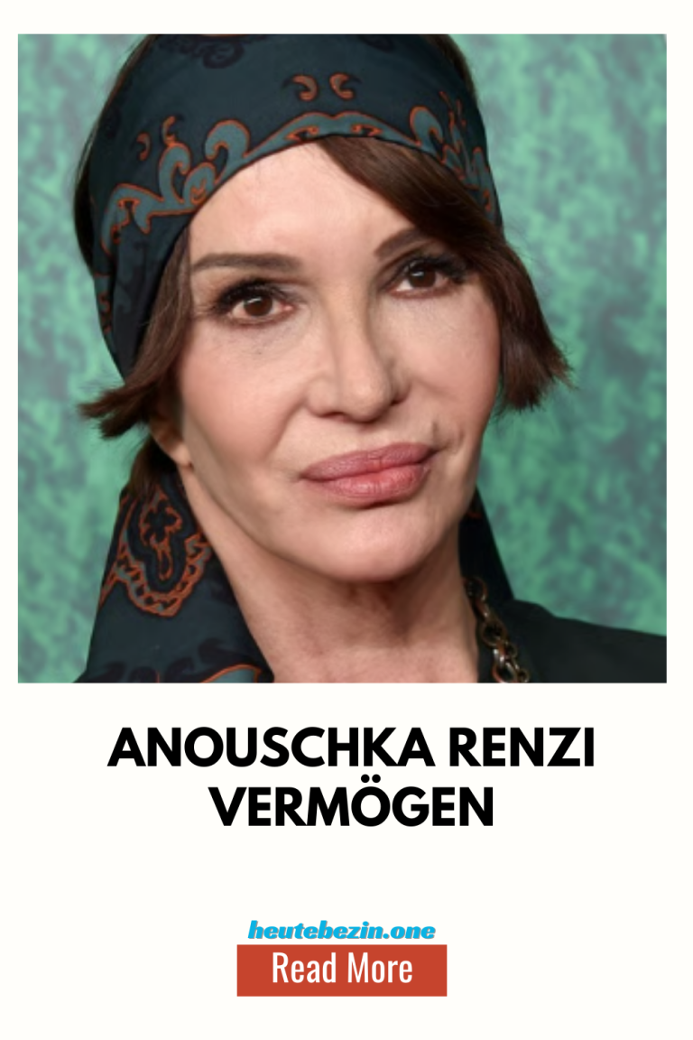 Anouschka Renzi Vermögen