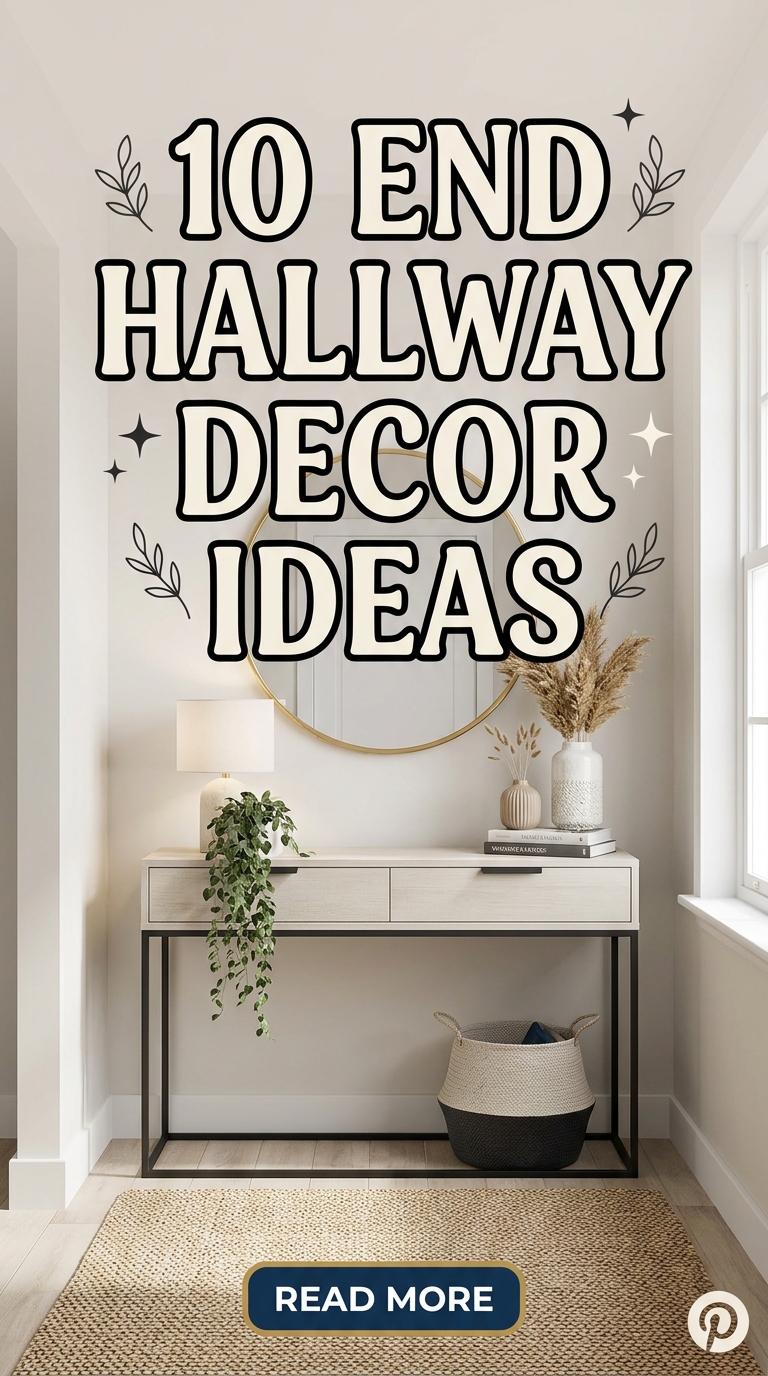 10 End Hallway Decor Ideas