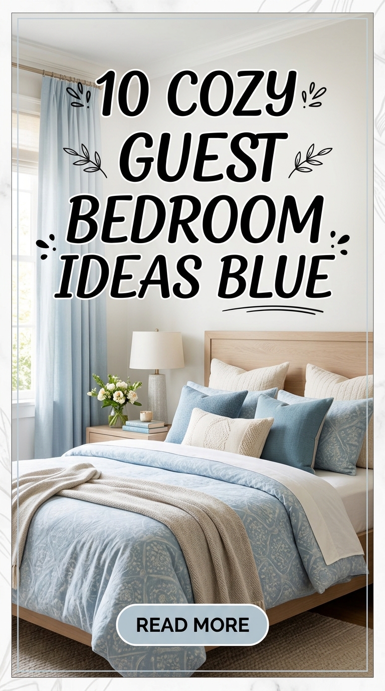 10 Cozy Guest Bedroom Ideas Blue
