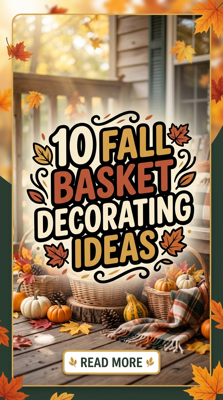 10 Fall Basket Decorating Ideas