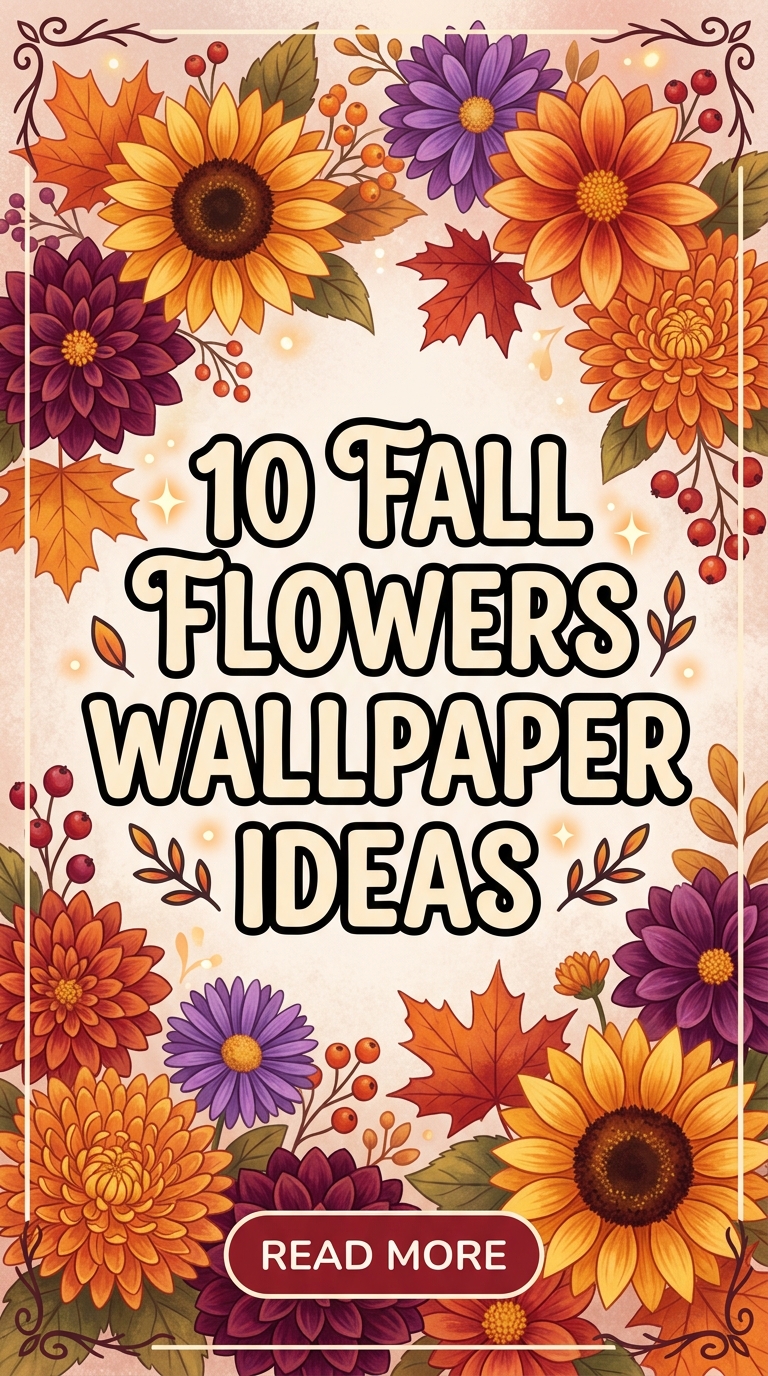 10 Fall Flowers Wallpaper Ideas