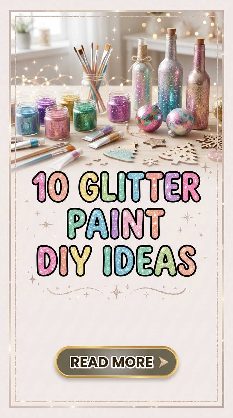 10 Glitter Paint DIY Ideas