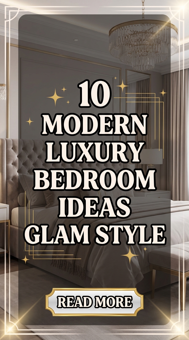 10 Modern Luxury Bedroom Ideas Glam Style