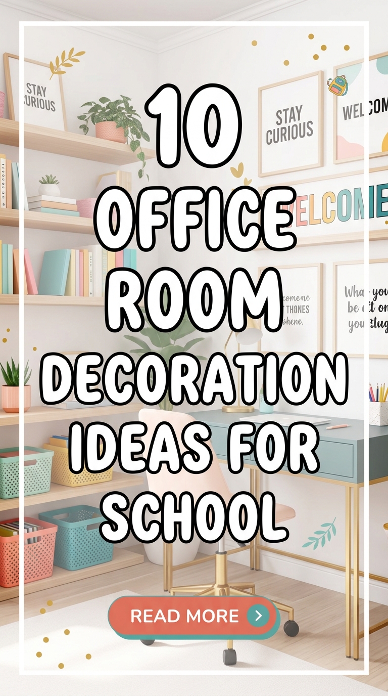 10 Office Room Decoration Ideas For School