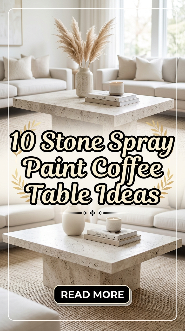 10 Stone Spray Paint Coffee Table Ideas