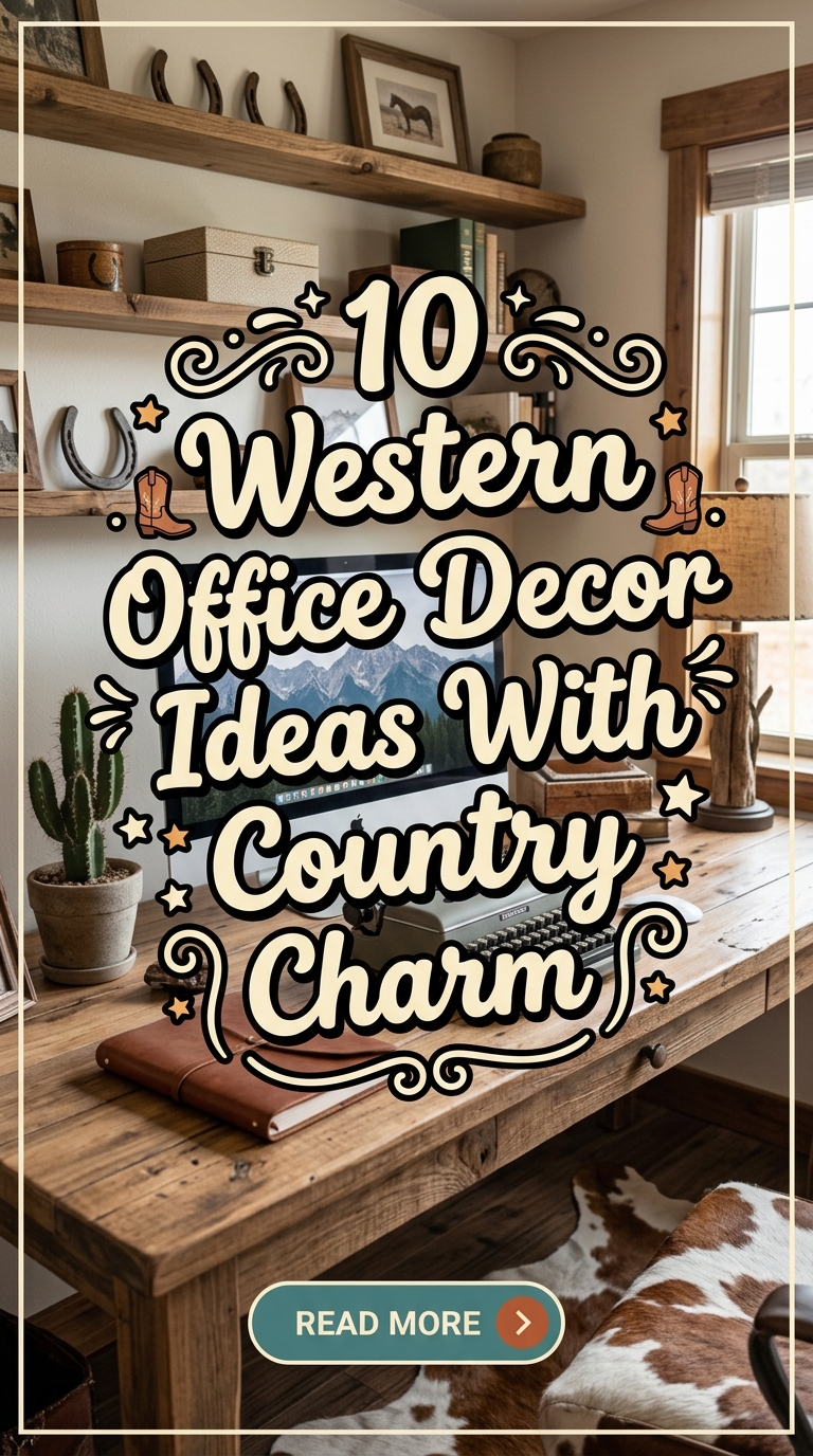 10 Western Office Decor Ideas With Country Charm
