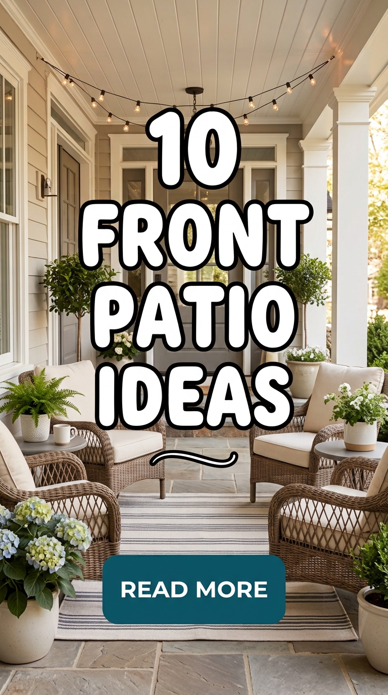 10 Front Patio Ideas