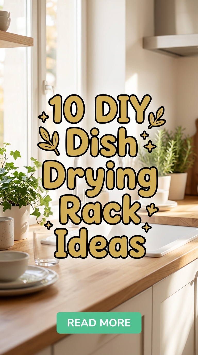10 DIY Dish Drying Rack Ideas