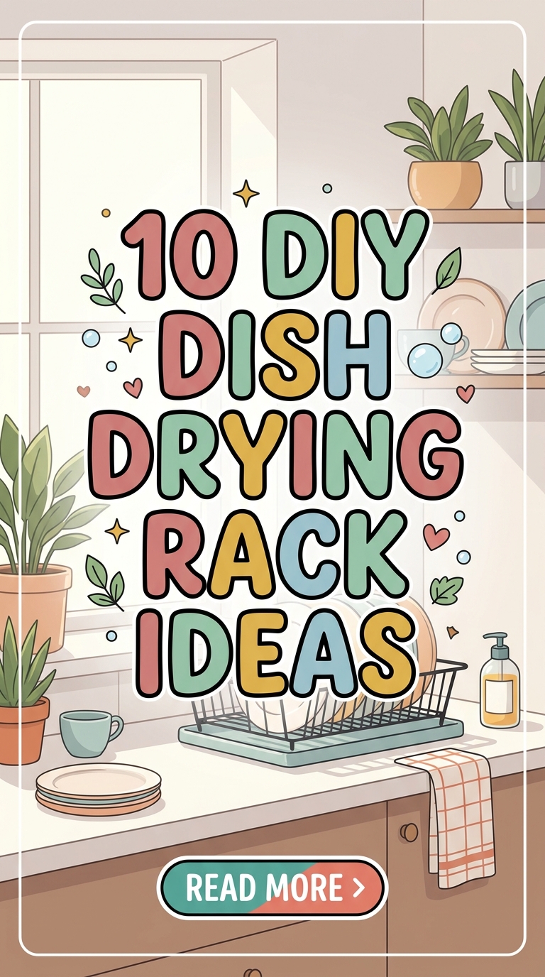10 DIY Dish Drying Rack Ideas