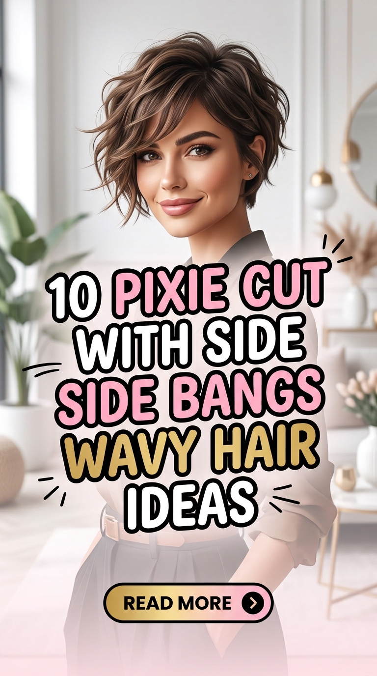 10 Pixie Cut With Side Bangs Wavy Hair Ideas