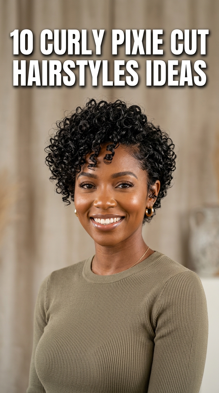 10 Curly Pixie Cut Hairstyles Ideas