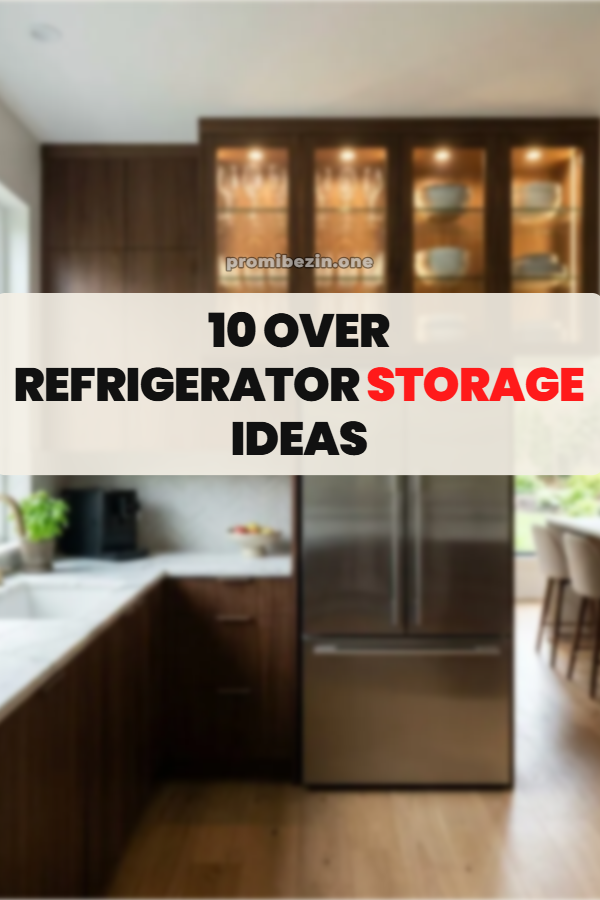10 Over Refrigerator Storage Ideas