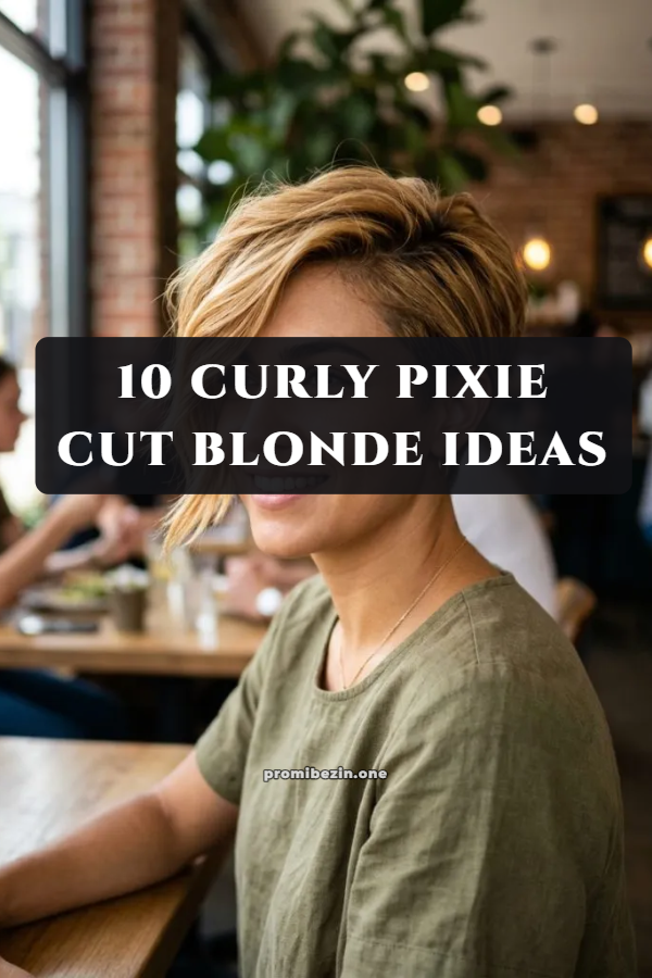 10 Curly Pixie Cut Blonde Ideas