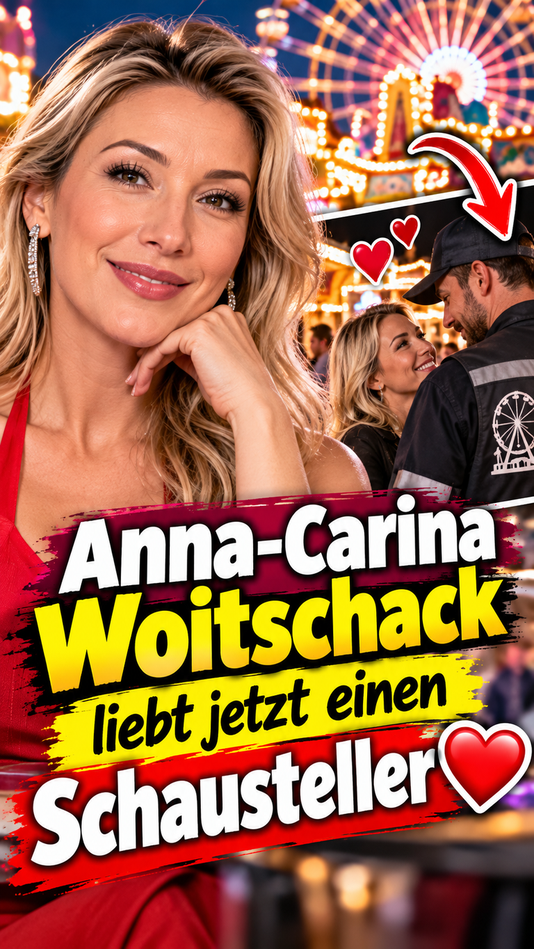 Anna-Carina Woitschack im Liebesglück: Ihr Herz schlägt jetzt für einen Schausteller