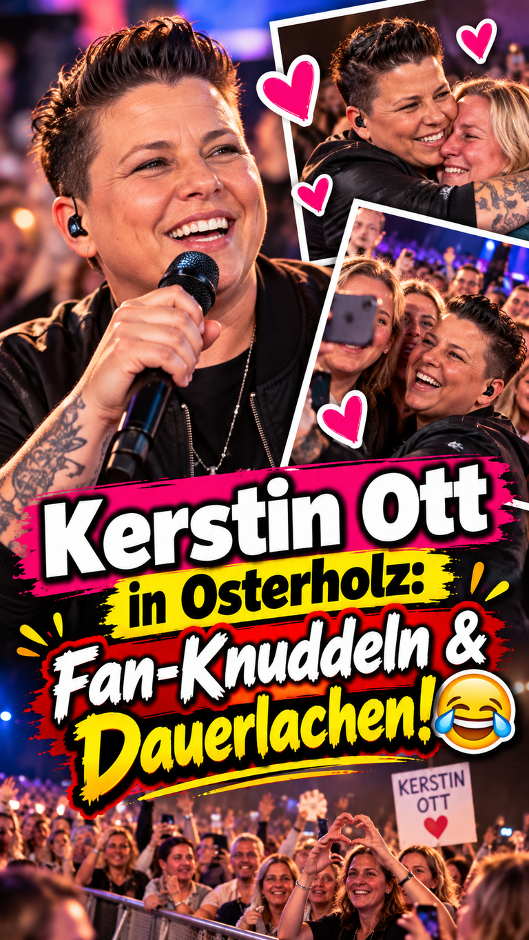 Kerstin Ott in Osterholz: Fan-Knuddeln & Dauerlachen! 